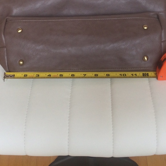 NWT Merona Brown Tan Tote Bag - Picture 11 of 13